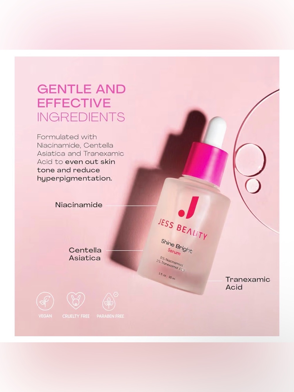 MSRP$52 | Jess Beauty Shine Bright Serum